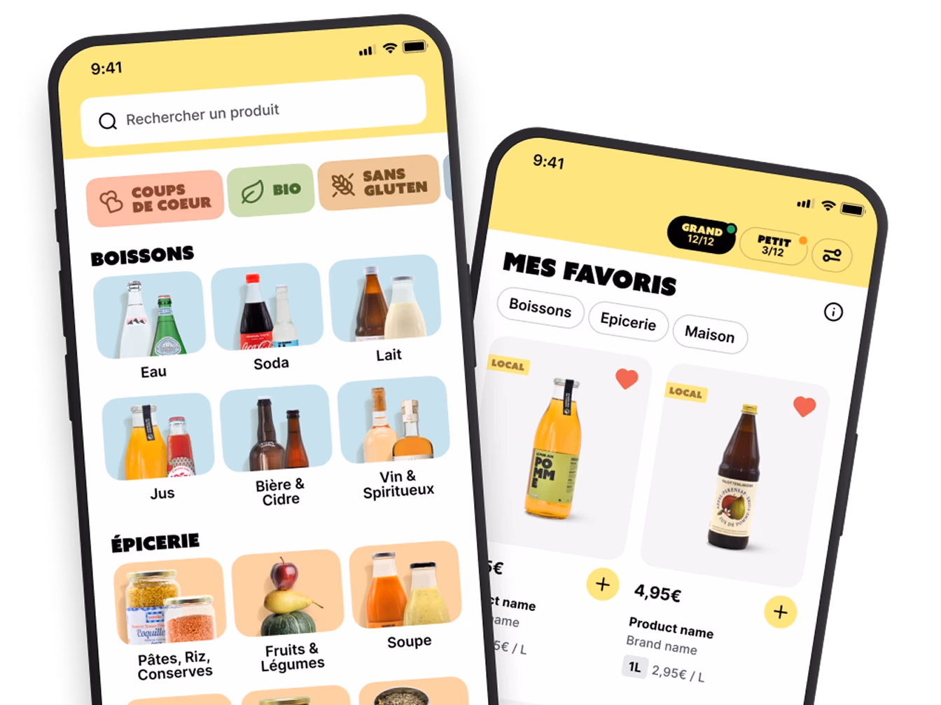 Aperçu de l'application Le Fourgon sur mobile