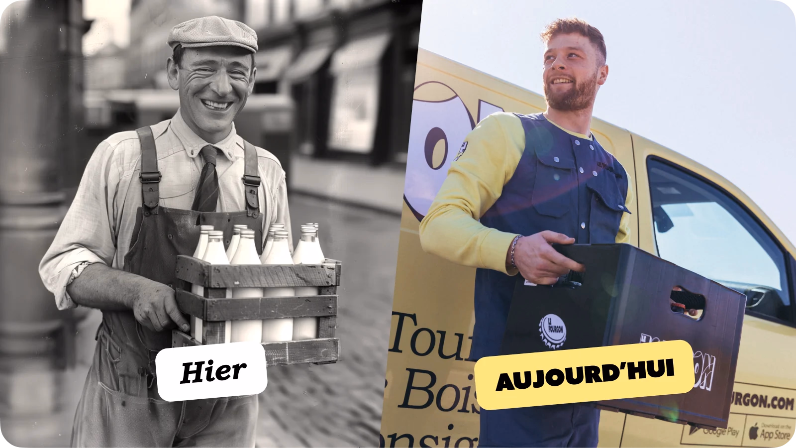 Comparaison consigne hier et aujourd'hui